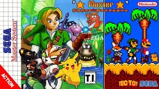 Master Smash Brothers - Hack of Psycho Fox [Master System]