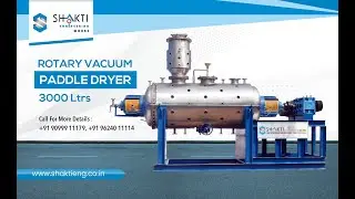 Efficient Rotary Vacuum Paddle Dryers by Shakti Engineering Works | Top Manufacturer in Ahmedabad