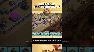BEST Base for Townhall 16 in Clash of Clans #clashofclans #coc #clashofclansbases