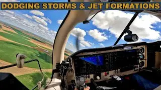 (4K) Mooney M20R Ovation Flight Colorado to Kansas.