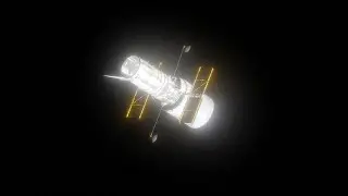 What does the Hubble Space Telescope look like from Earth?