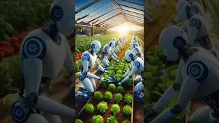 robots planting vegetables #robot #robotsimulator #robotdog #plants #cookingfood #robotgame