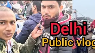 Public vlogs Delhi Market public reactions 😲