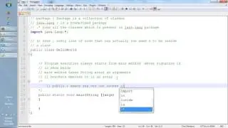 Hello World using Java