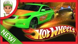 Hot Wheels Desenhos Corrida Hot Wheels em PORTUGUES. Carro da policia Desenho de Carros animado.