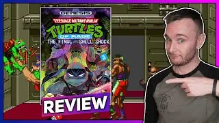 TEENAGE MUTANT NINJA TURTLES OF RAGE FINAL SHELL SHOCK | MEGA DRIVE HACK REVIEW