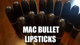 MAC BULLET LIPSTICK COLLECTION SWATCHES
