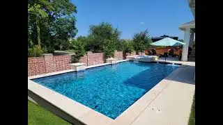 Backyard pool projects by Chris Heinze in Spring, The Woodlands, Houston, Conroe, Montgomery Texas