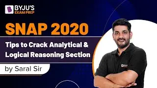 SNAP 2022 | Best Tips to Crack SNAP Analytical & Logical Reasoning Section | BYJU'S Exam Prep