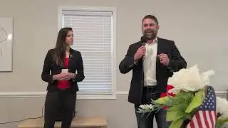 Republican HD62 candidate Karen Hamilton at  Madison County Republican Women's Club - 041525