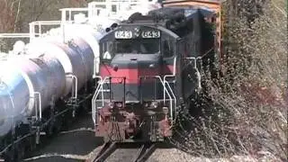 Springfield Terminal SD26 #643 at Rigby Yard