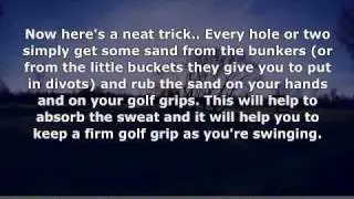 Stop Golf Grip Slippage In Hot Weather By Doing This...
