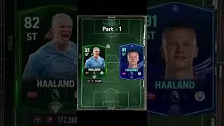 Haaland Evolution 82&rarr;97&hellip; CRAZY Upgrade! 🔥 FC Mobile #fcmobile #haaland #eafc25