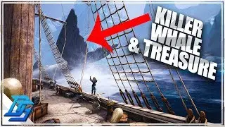 KILLER WHALE AHEAD! TREASURE TIME! - Atlas Gameplay - BLACKWOOD DLC -  Part 10