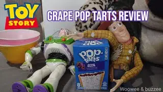 toy story - woowee & buzzee review grape pop tarts #toystory