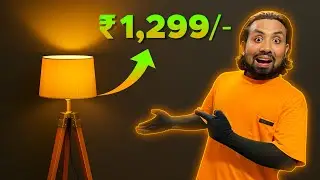 STUDIO LAMP REVIEW✨Under 1500 | Tripod lamp living room from amazon | Engineer Bagwala