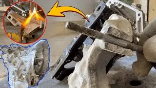 Transmission Broken Mount Aluminium Welding Repair | Cast Aluminum Weld Repair