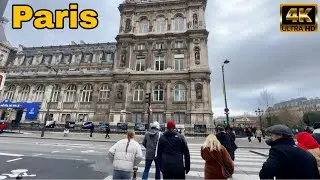NOTRE-DAME Paris 🇫🇷 | Real City Life & Crowd Atmosphere (4K Walking Tour)
