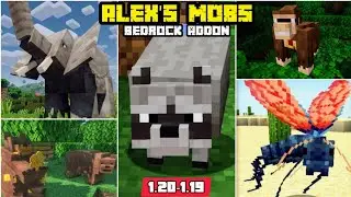🦝ALEX'S MOBS ADDON | For minecraft PE 1.20 - 1.19 #addons