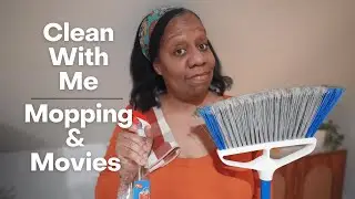Full apartment reset clean with me | Work, cleaning & movie chat