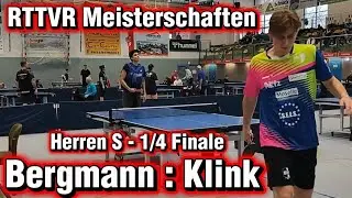 Herren S 🏓 1/4 Finale | C.Bergman (1950) : M Klink(2011) | RTTVR Meisterschaften 2026