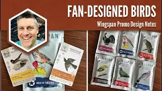Рекламные наборы с птицами Wingspan Fan Designed