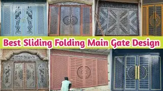 Best Sliding Folding Main Gate Design || New Sliding folding front Main Gate