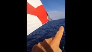 Genakker gyakorl&aacute;s k&ouml;nnyű sz&eacute;lben az Adri&aacute;n / 2014 / Ocean Sailing SE