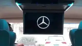 Eidada  Newest 17.3 inch car roof mount flip down android mp5 player for Benz