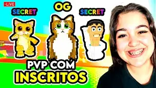 🔴 EVENTO ADMIN ABUSE+ PVP COM INSCRITOS! (Roube um Brainrot) #shorts  #robloxshorts