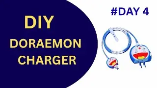 Turn Old Charger into a Cute Doraemon-Inspired DIY✨| Easy Recycling Craft #DoraemonDIY #artbysheetal