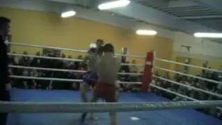 Kickboxen D. 3x1,5 min. 68 kg. Sergej gegen Ismet Noseli