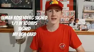 TTM Autograph Leman L. Rosenberg #ttmsuccess #ttmautographs #ugafootball #sportscards #autographs