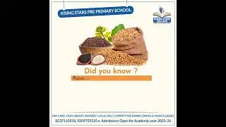 World Pulses Day #risingstars #preprimaryschool