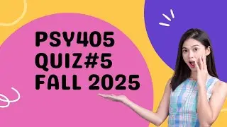 PSY405 quiz#5 fall 2025 | PSY405 finalterm preparation| PSY405 most repeated mcqs