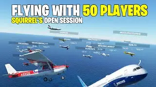 Flying With 50 Players | Microsoft Flight Simulator 2020 Multiplayer