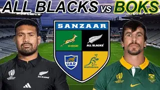 NEW ZEALAND vs SOUTH AFRICA Rugby Championship 2025 Live Commentary (1st Test)