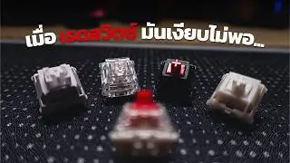 เมื่อ RED SWITCH มันเงียบไม่พอ&hellip;เลยขอแนะนำ 4 สวิตช์ เสียงโคตรเงียบ!!!