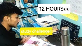 12 HOURS LATE NIGHT STUDY CHALLENGE 🔥 | NEET 2026 AIR 1 Mindset | LIVE