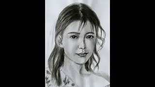 N557 每日水墨人物素描 美女 Daily Water-ink Portrait Sketch Beautiful Girl 수묵 인물 스케치 水墨画の人物スケッチ
