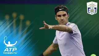 Roger Federer breathtaking shots vs Dolgopolov | Shanghai Rolex Masters 2017 Highlights Day 4