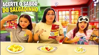 DESCUBRA O SABOR DO SALGADINHO*QUEM ACERTOU MAIS? (KETLYN MUSKETO)