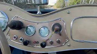 1951 MG-TD test drive