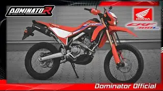 Honda CRF 300L | Dominator Exhaust Sound | DYNO Test
