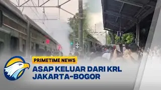 KRL Jakarta-Bogor Keluarkan Asap, Penumpang Panik - [Primetime News]