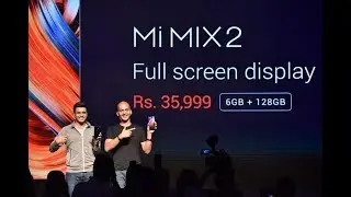 Mi Mix 2 beats iPhone X India Launch Event - Live