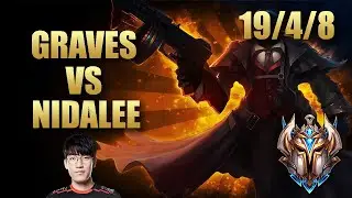 GRF Tarzan Graves Jungle Vs Nidalee - EUChallenger Patch 9.21