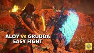 Aloy Vs Grudda - Easy Fight - Horizon Forbidden West