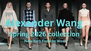 Alexander Wang Spring 2026 New York Fashion Week #fashion