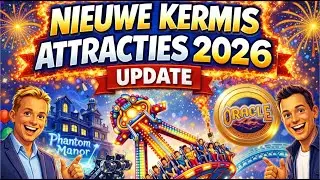 UPDATE NIEUWE KERMIS ATTRACTIES 2026 😱 | KIRMES NEUHEITEN 2026